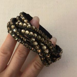 **SOLD** Soft leather braided cuff